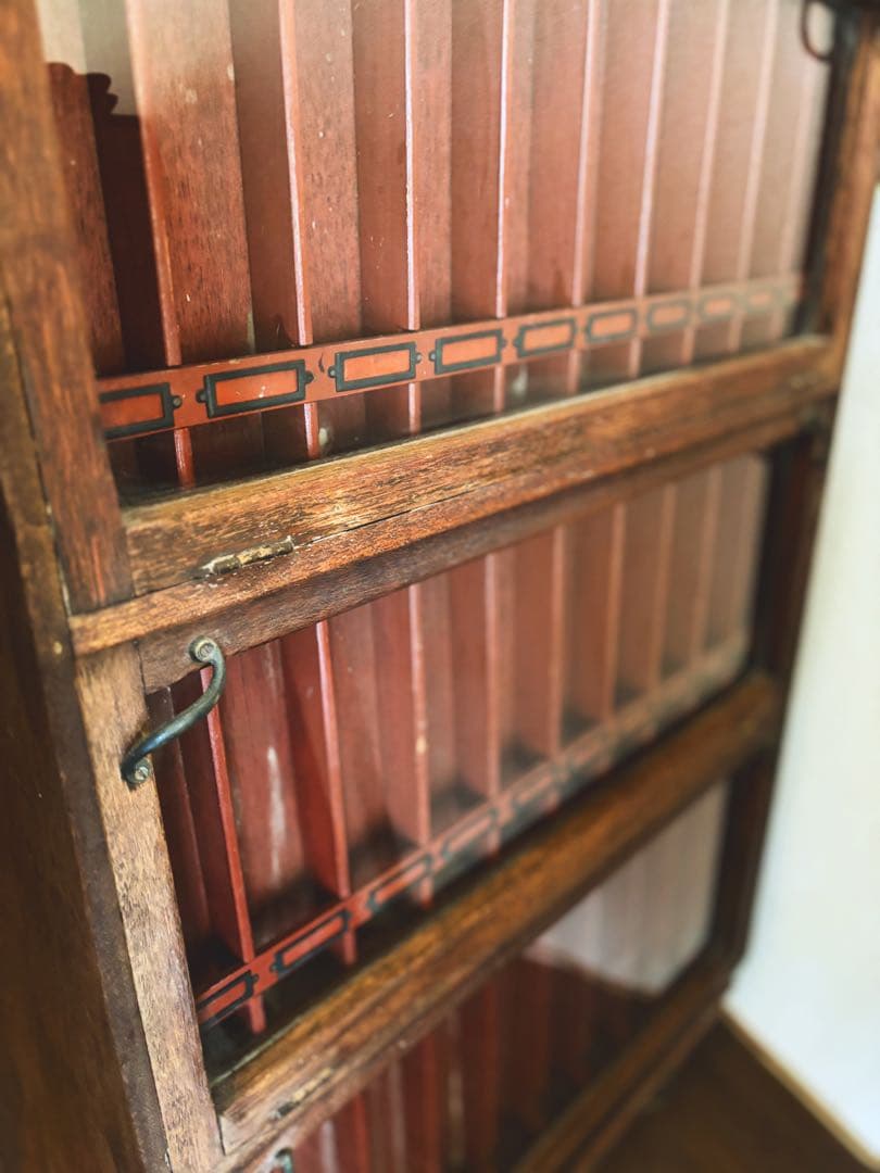 アンティーク ガラス ショーケース キャビネット 什器 ディスプレイ