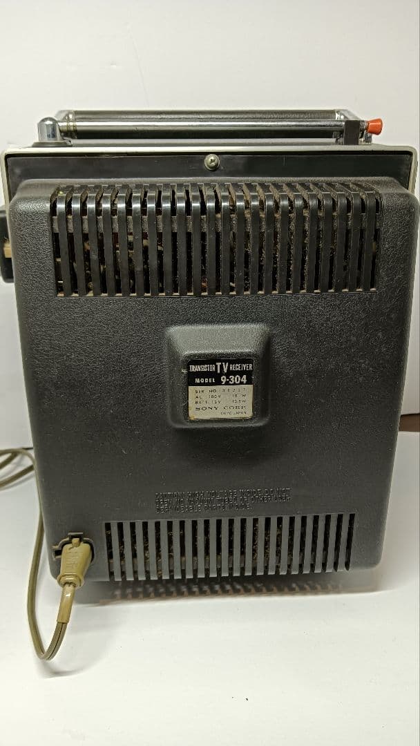 SONY トランジスター テレビ　9-304　レトロ 昭和