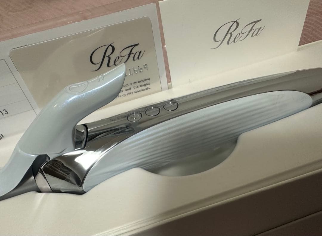 ReFa カールヘアアイロンプロ ホワイト 箱付き
