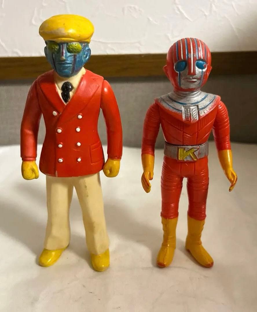 ⚠️レア　当時物　ロボット刑事K ミドルサイズ　ソフビ　旧バンダイ　ポピー