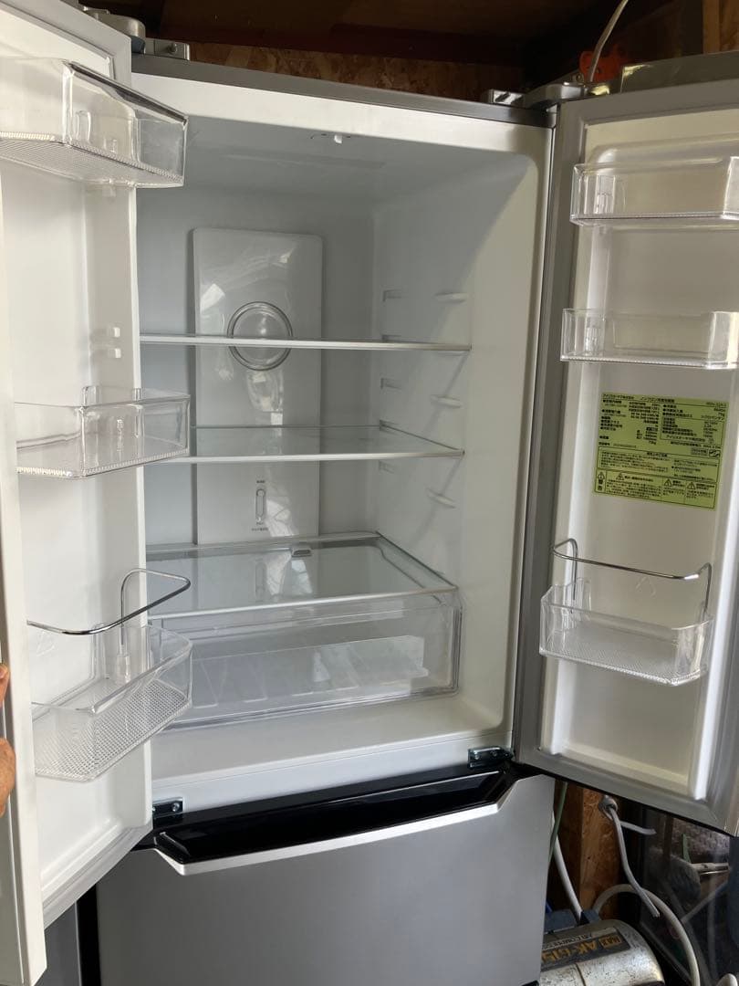 [中古]引取限定冷蔵320L冷凍129LのノンフロンIRS-32A-S アイリス