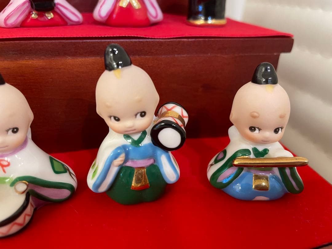 ローズオニール　キューピー　おひなさま3段飾り 　雛人形　ひな祭り　女の子　節句