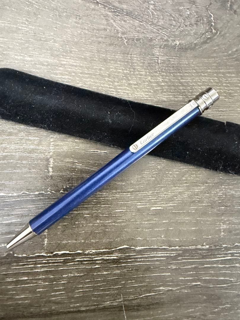 カルティエ　ネイビー ボールペン 本体