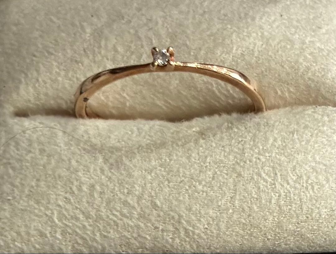 apete k10 ゴールド　ダイヤモンドリング