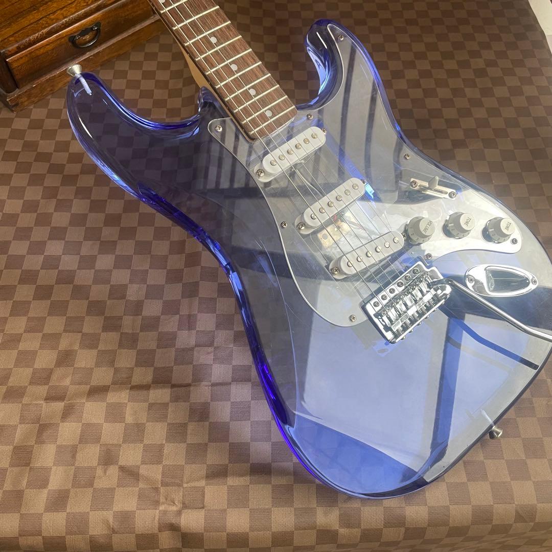 Photo Genic st ブルースケルトン　アクリルエレキギター 希少品