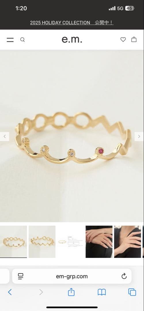 e.m. little emblem LE-AR290 13号 LL K18