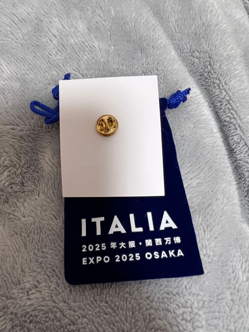 【新品非売品】EXPO大阪　イタリア館　ピンバッチ2種セット