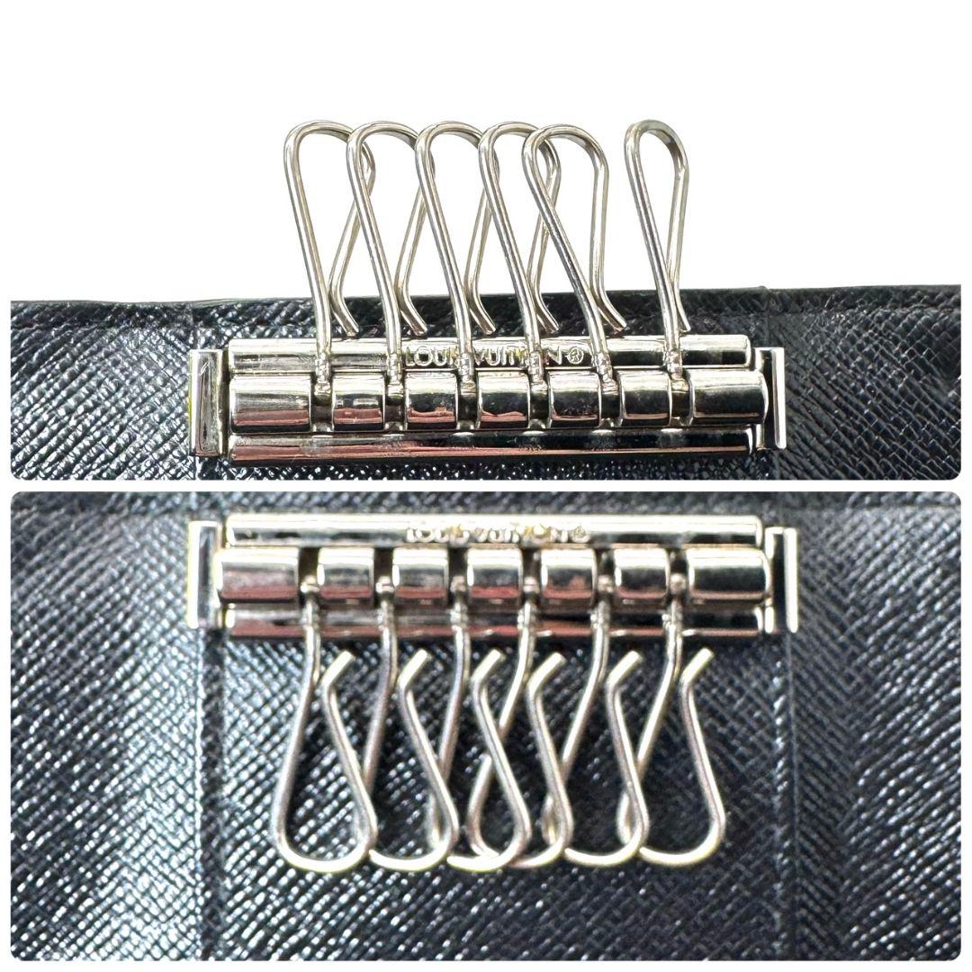 良品 ルイヴィトン ダミエグラフィット ミュルティクレ6 キーケース 鍵 6連