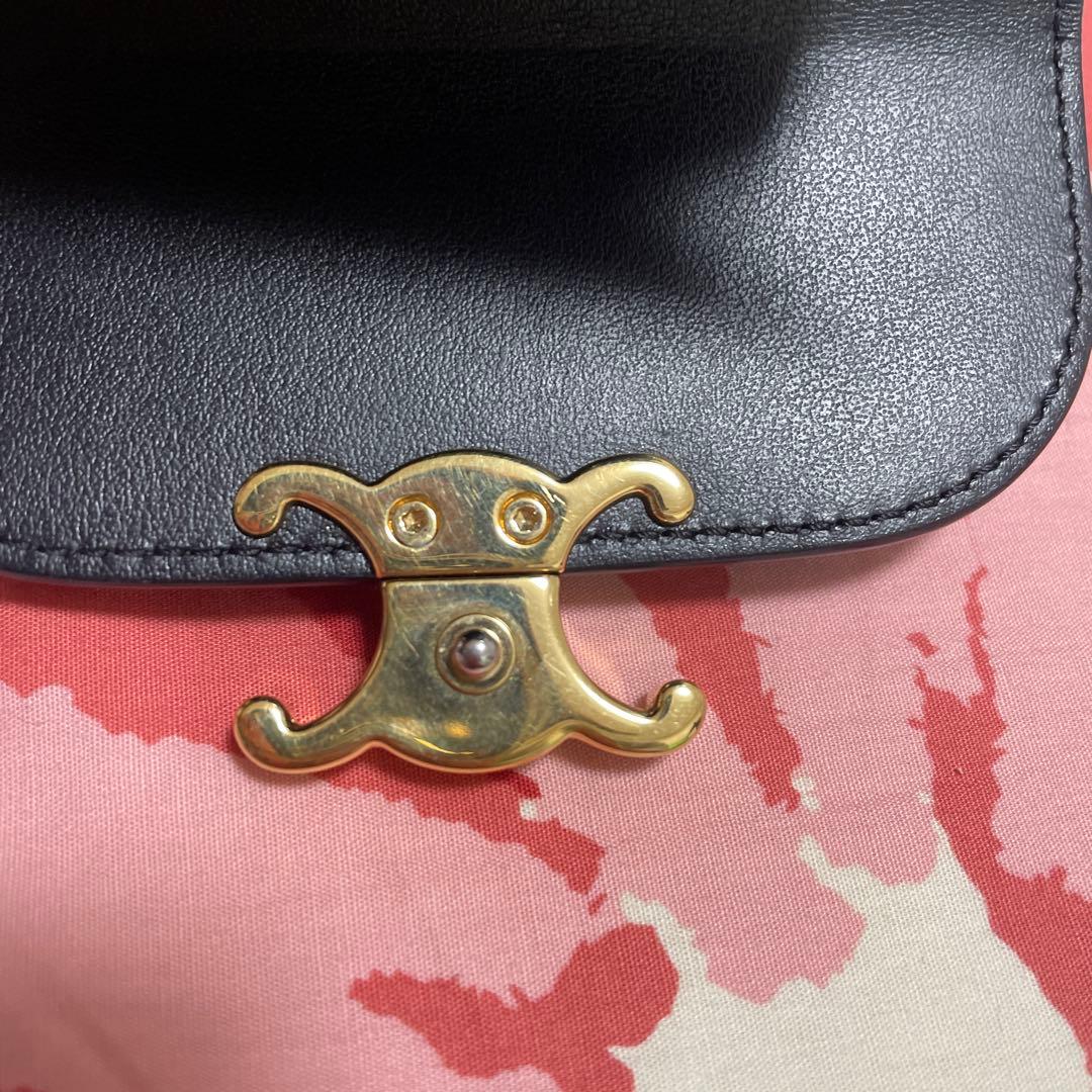 セリーヌ CELINE スモール フラップウォレット トリオンフ 二つ折り財布