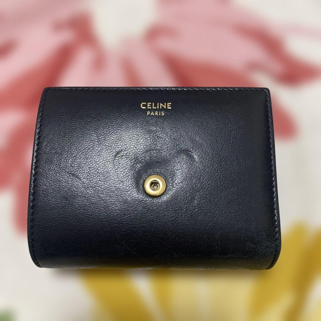 セリーヌ CELINE スモール フラップウォレット トリオンフ 二つ折り財布