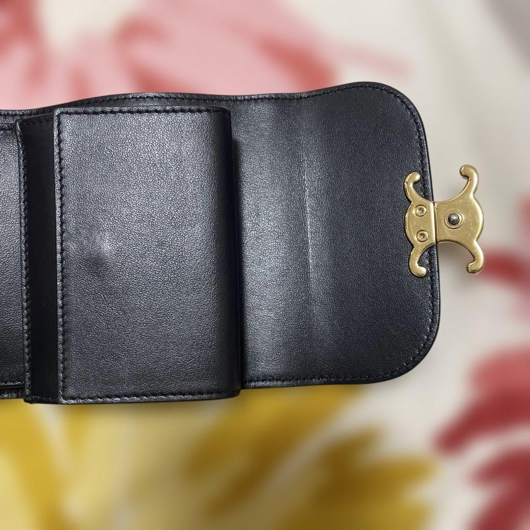 セリーヌ CELINE スモール フラップウォレット トリオンフ 二つ折り財布