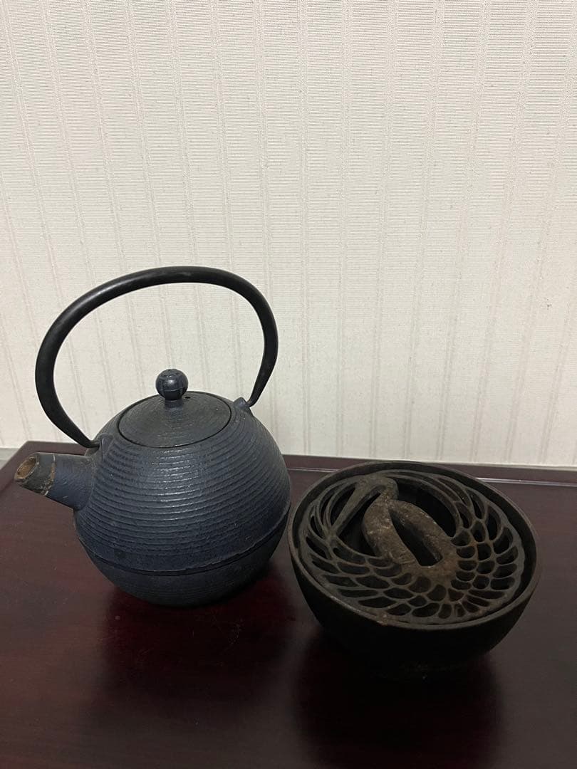 小鉄瓶✖️敷板香炉