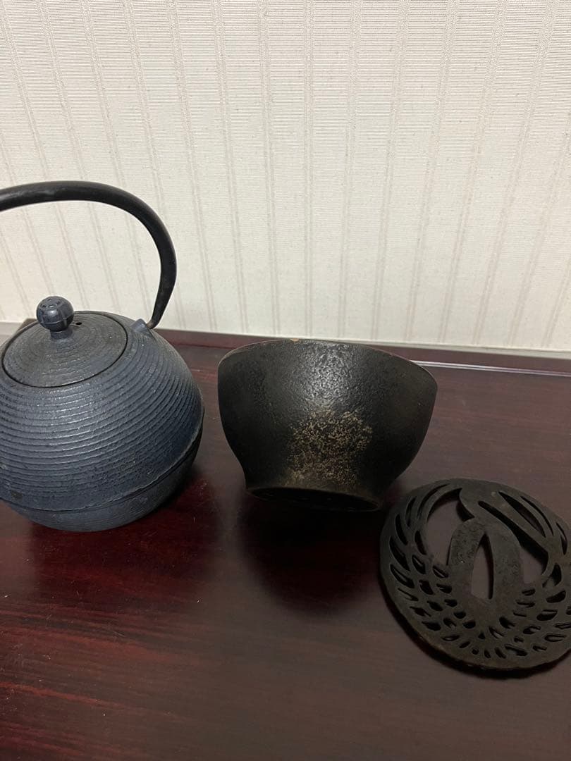 小鉄瓶✖️敷板香炉