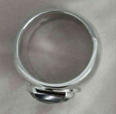 ★新品未使用★◆エメットジュエリー◆ブラックダイヤ Pt900 メンズ広幅リング