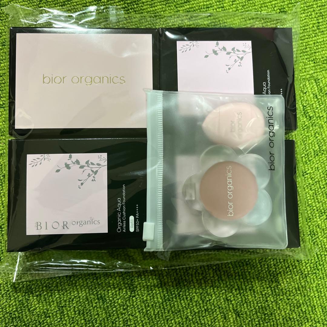 ビオール エアレスクッション オーガニックアクア 美容液ファンデーション