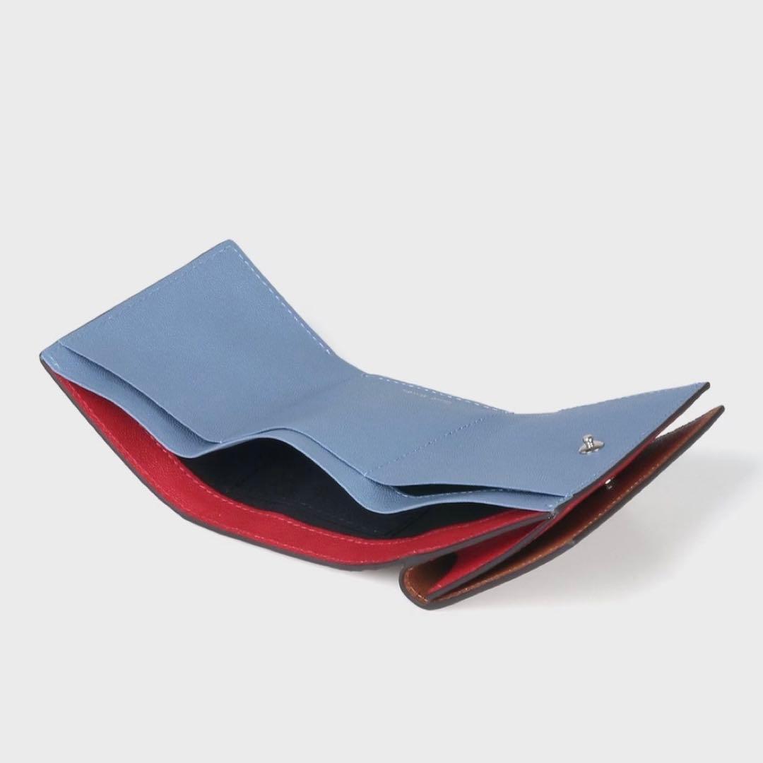 【新品】ポールスミス✨カラーブロック ３つ折り財布 キャメル ミニ財布 折財布