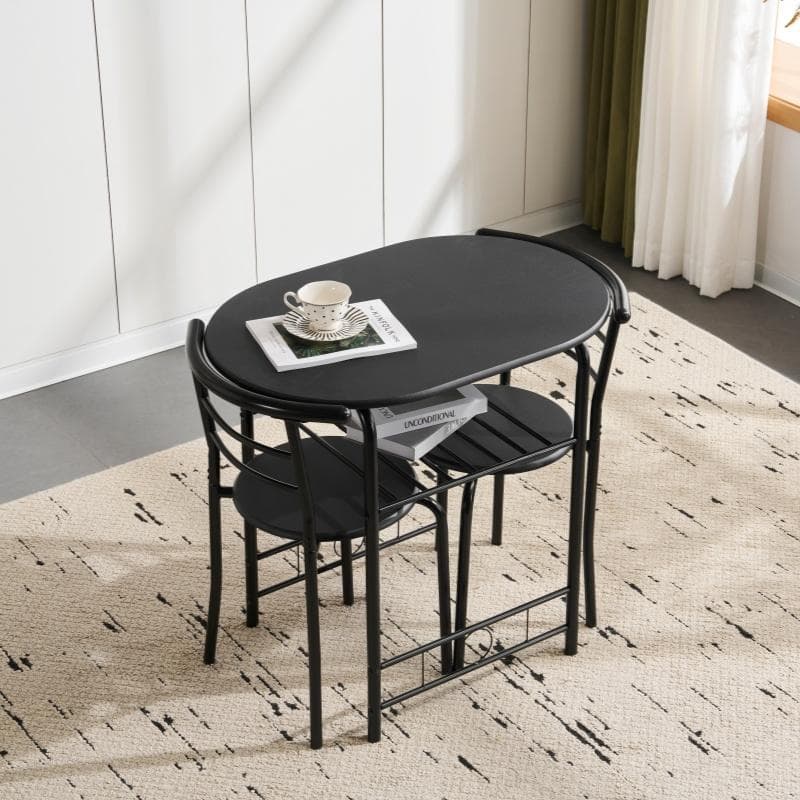 赤字価格！ダイニング 3点セット ダイニングテーブル　オシャレ！BLACK