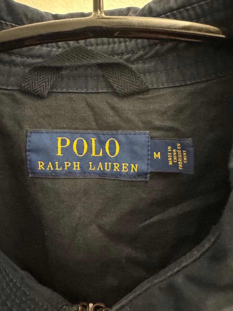 ポロラルフローレン スイングトップ コットン ネイビー ポニー刺繍