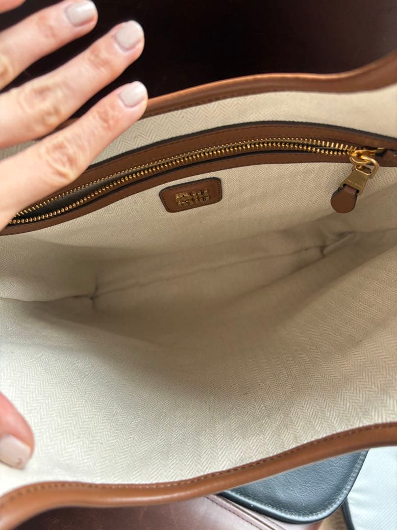 skymiu miu IVY TOTEレザートートバック