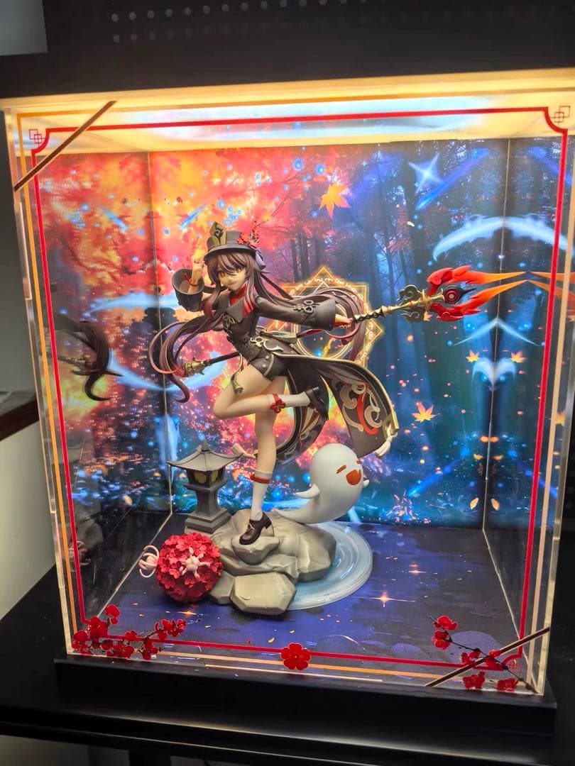 原神 胡桃 雪霁梅香Ver. 1/7 フィギュア 専用 アクリル展示ケース