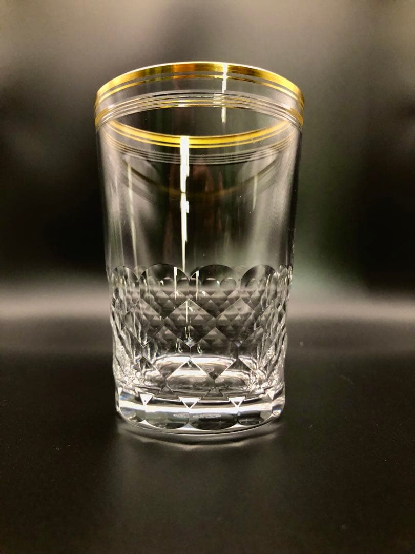 【H：11.5cm】オールドバカラ 金彩 ショニー