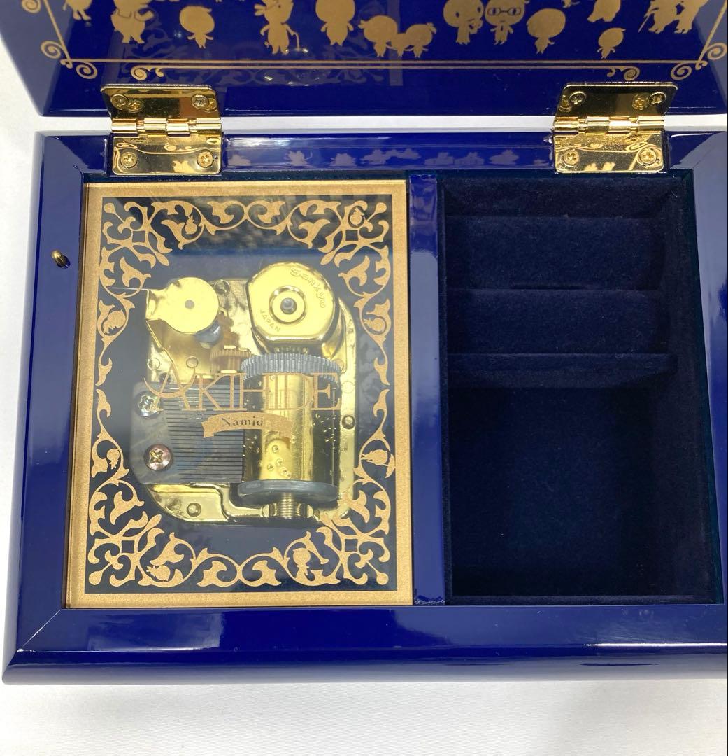 1737N9レ 美品 ピック付 AKIHIDE Namida オルゴール 宝石箱