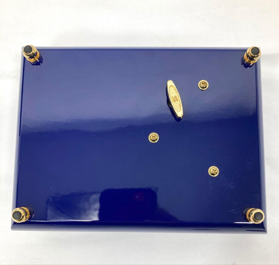 1737N9レ 美品 ピック付 AKIHIDE Namida オルゴール 宝石箱