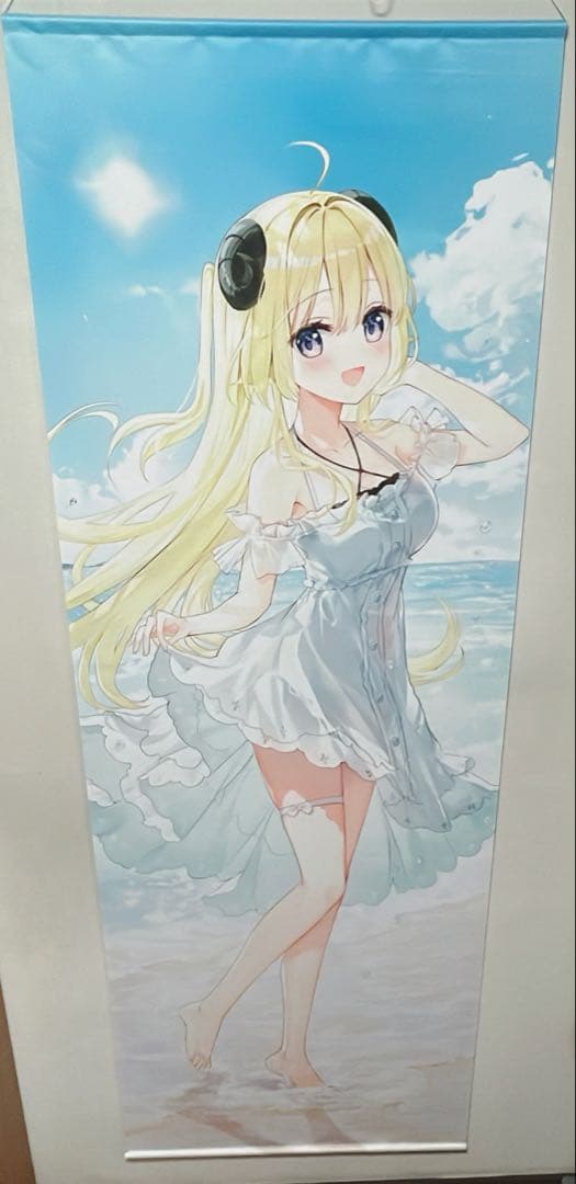 C100コミケ 角巻わため 等身大タペストリー