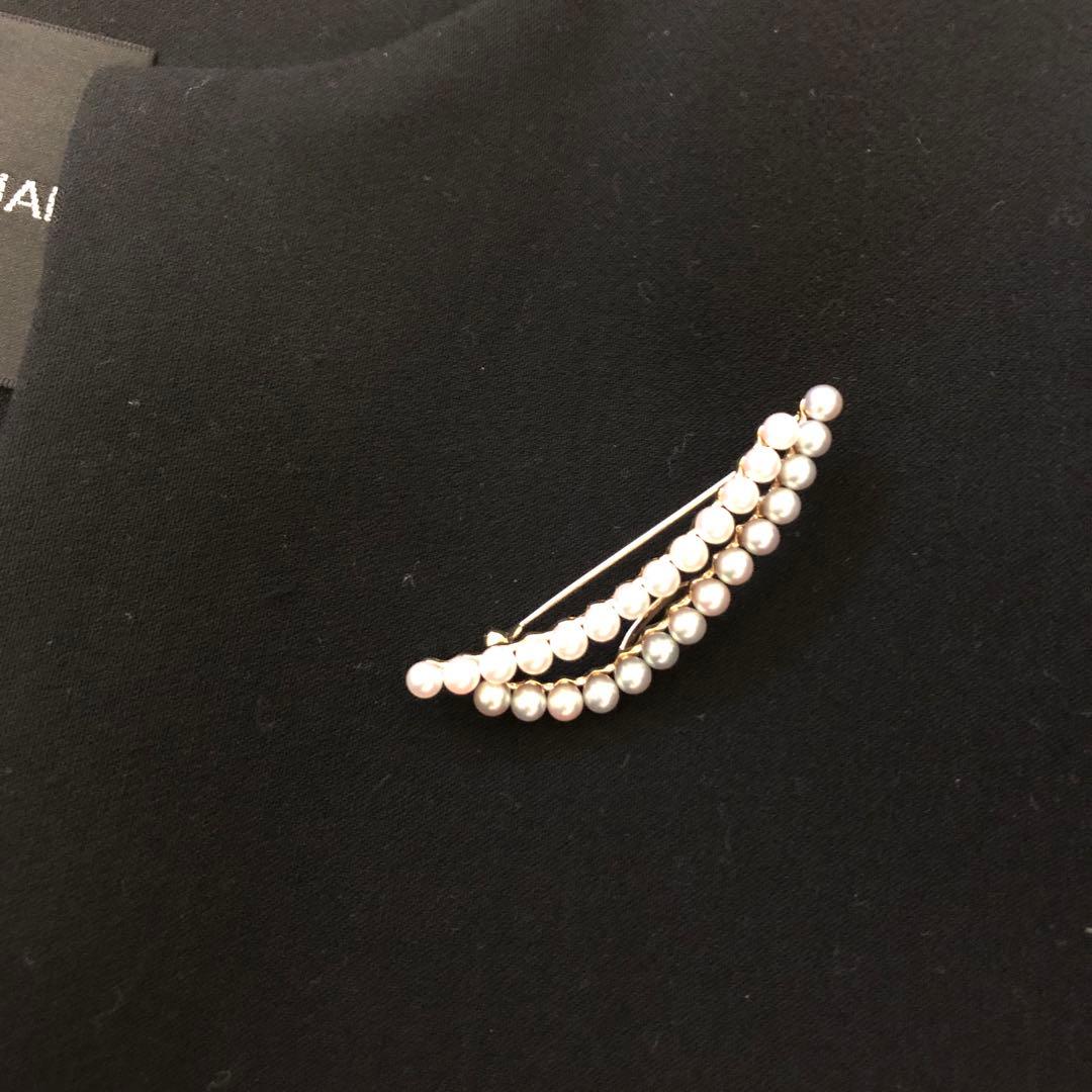 タサキ　ブローチ　パール　Tasaki