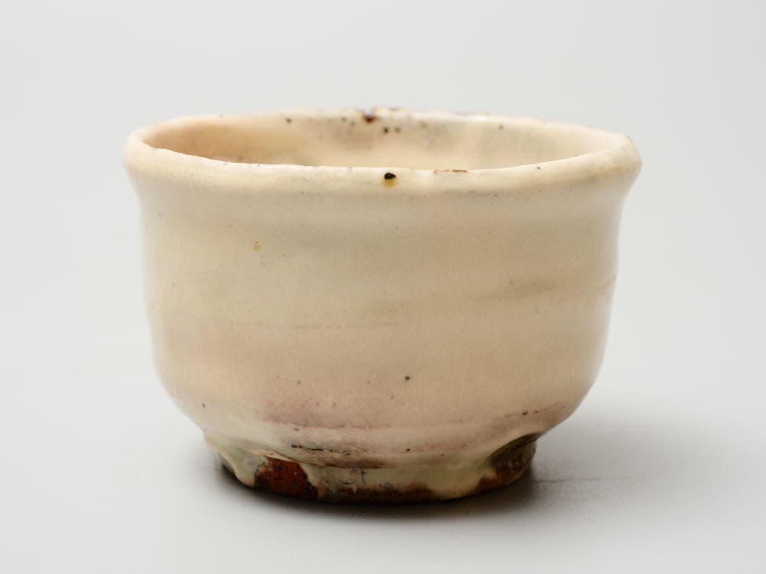 吉良々窯 加藤克也作 粉引 ぐい吞 共箱 酒器