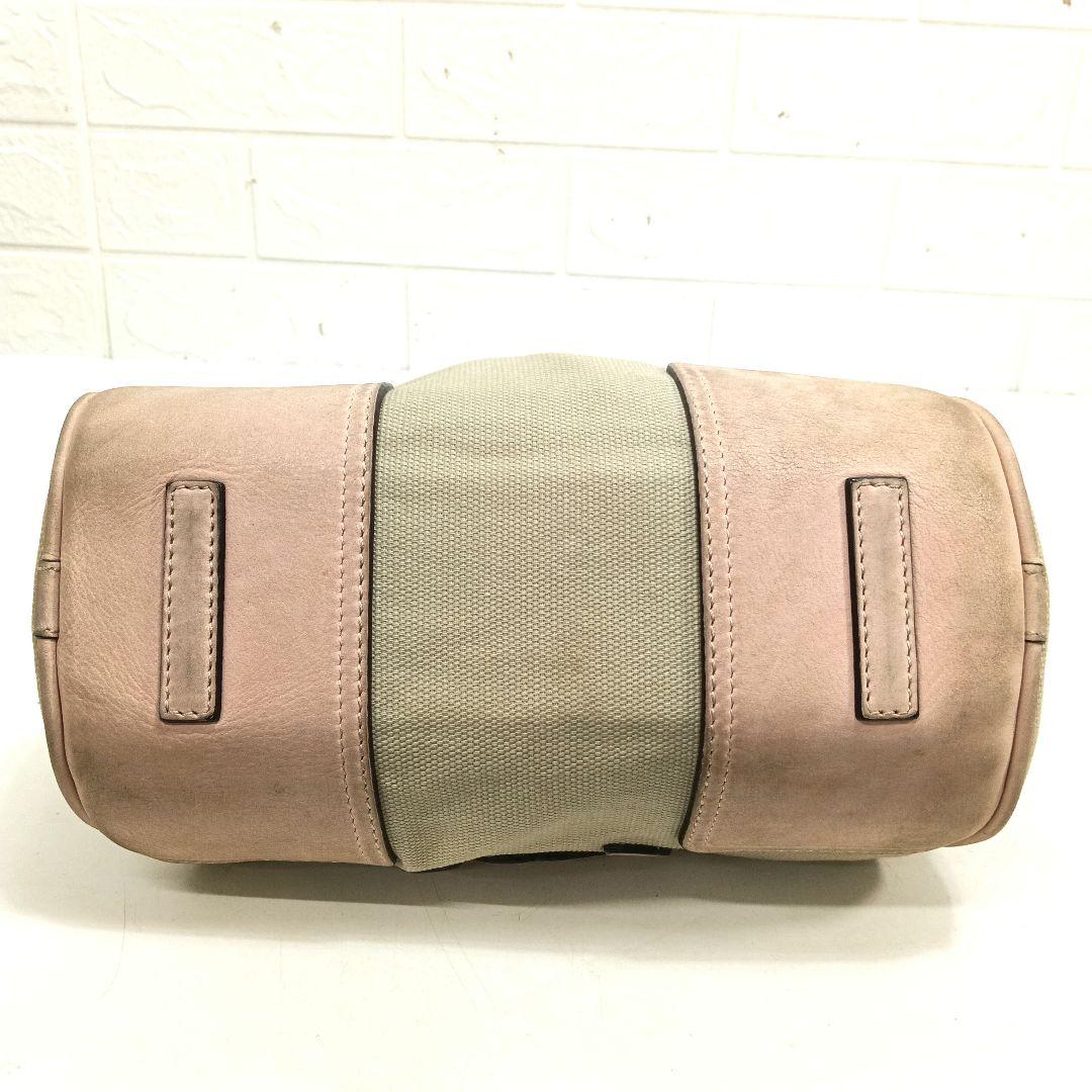 LOEWE ベージュ キャンバス ショルダーバッグ 上273