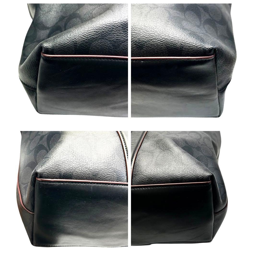 COACH コーチ　ビジネスバッグ　トートバッグ　2way シグネチャー　黒