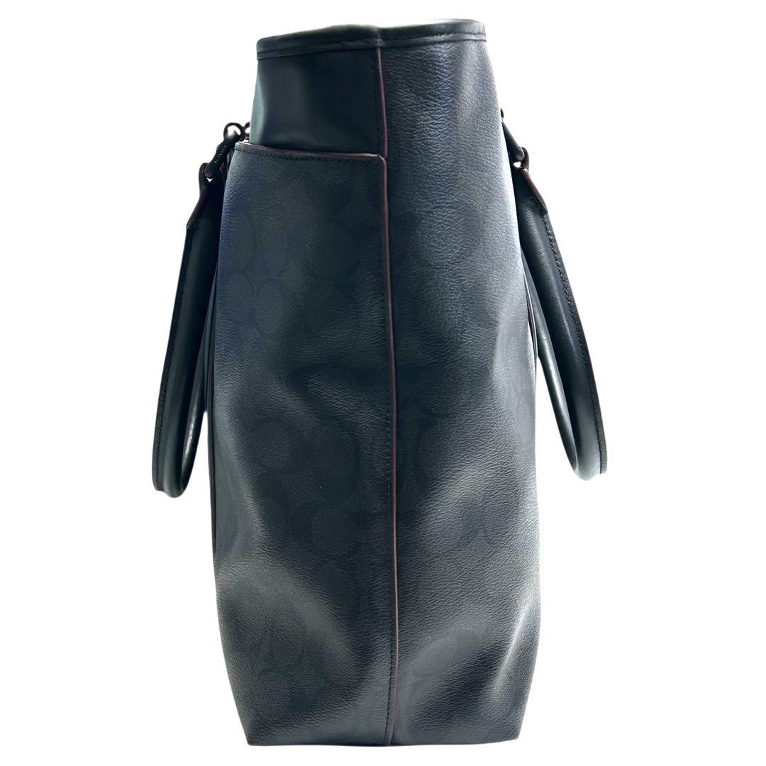 COACH コーチ　ビジネスバッグ　トートバッグ　2way シグネチャー　黒