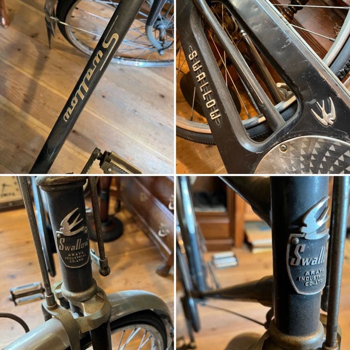 レア 希少 ツバメ 自転車 スワロー 昭和レトロ アンティーク 当時物