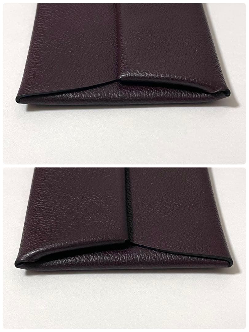 【良品】HERMES ケース バスティア ヴェルソ バイカラー