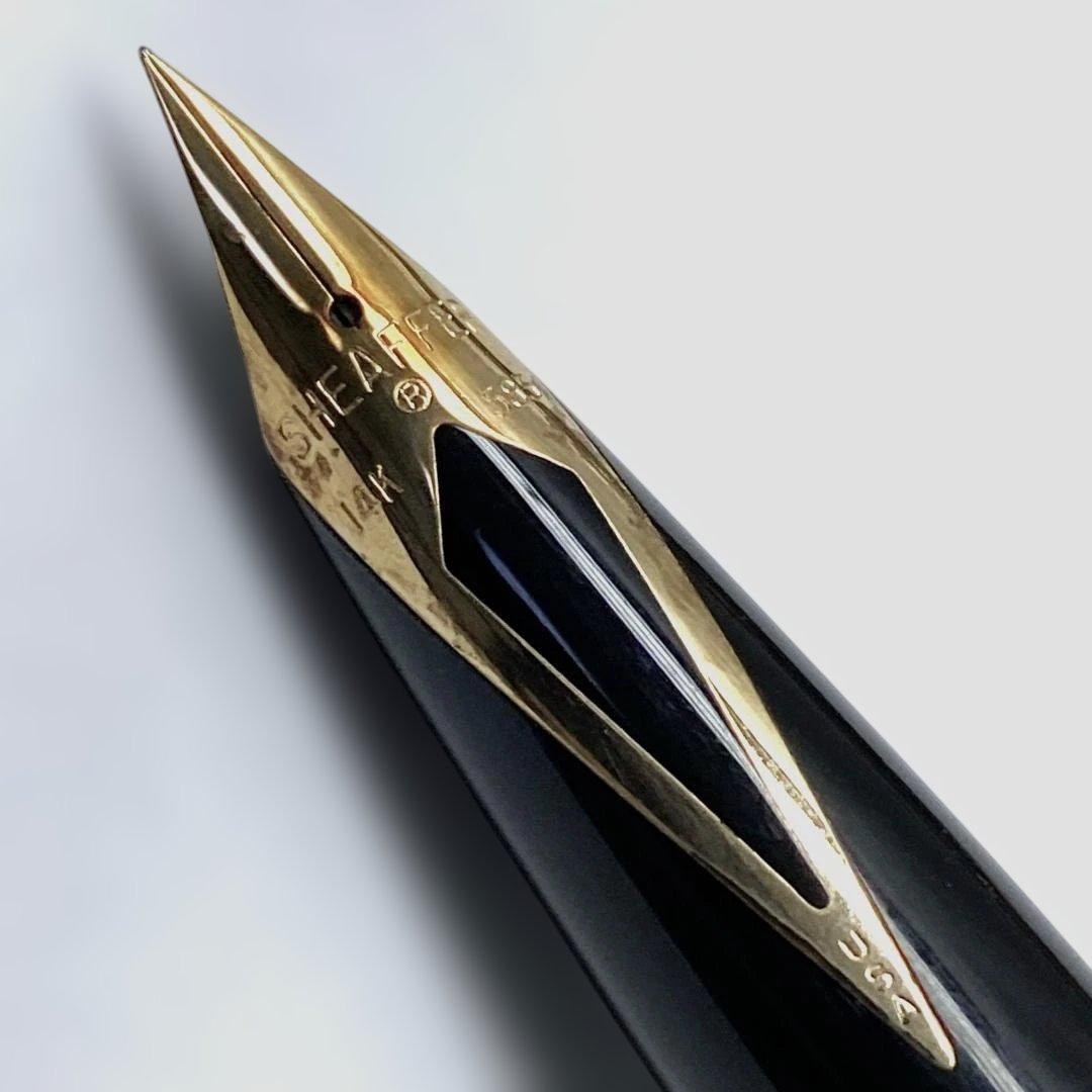 美品 SHEAFFER 14K G.F X CASING ゴールド 万年筆