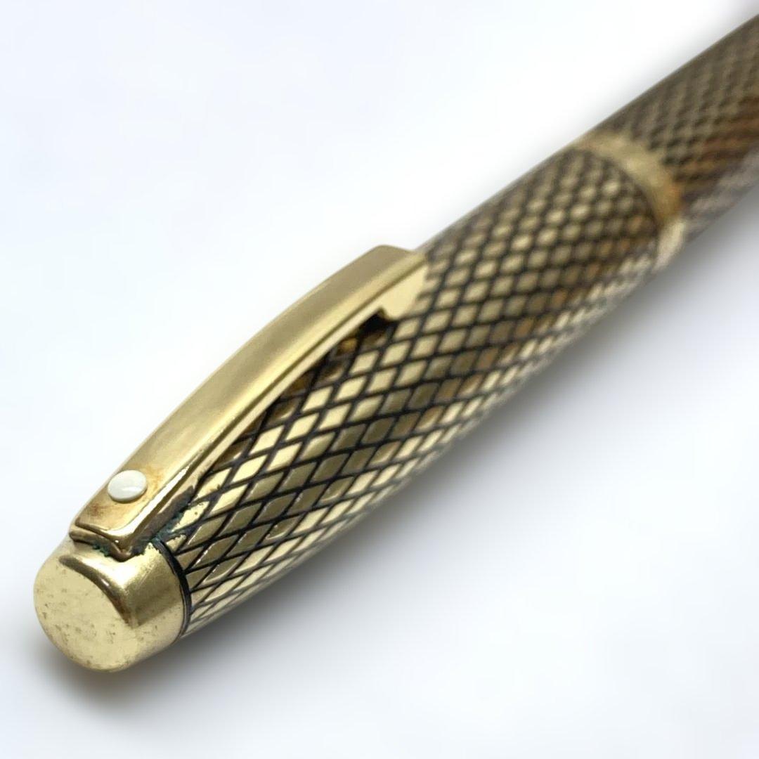 美品 SHEAFFER 14K G.F X CASING ゴールド 万年筆