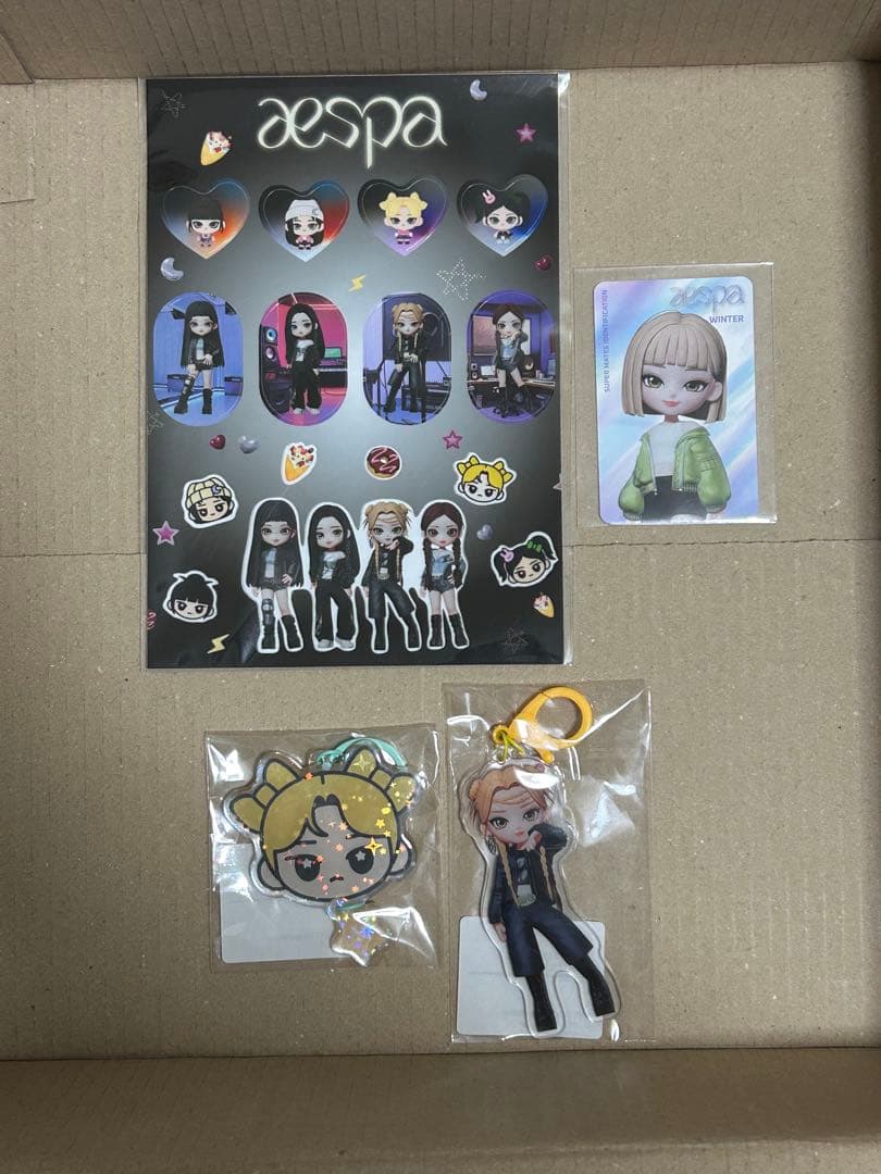 aespa ウィンター SuperMates限定 グッズセット