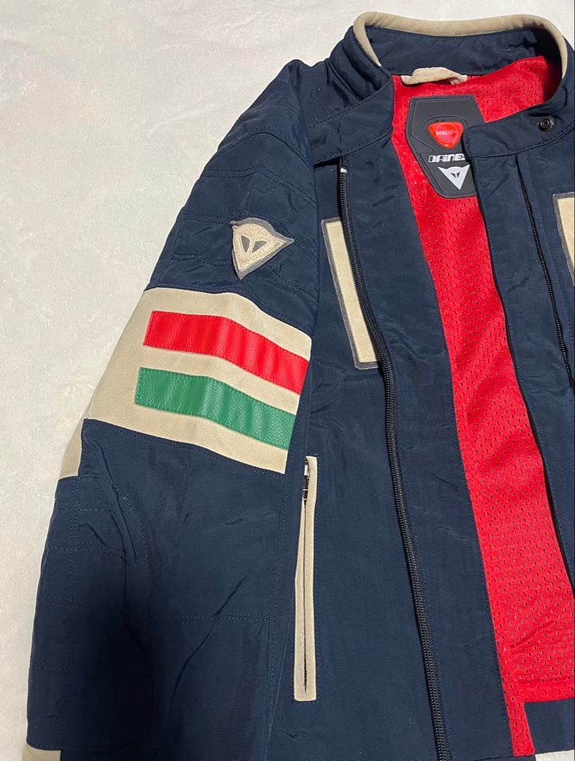 ハイドロゲン　ライダースジャケット FIAT ネイビー 46