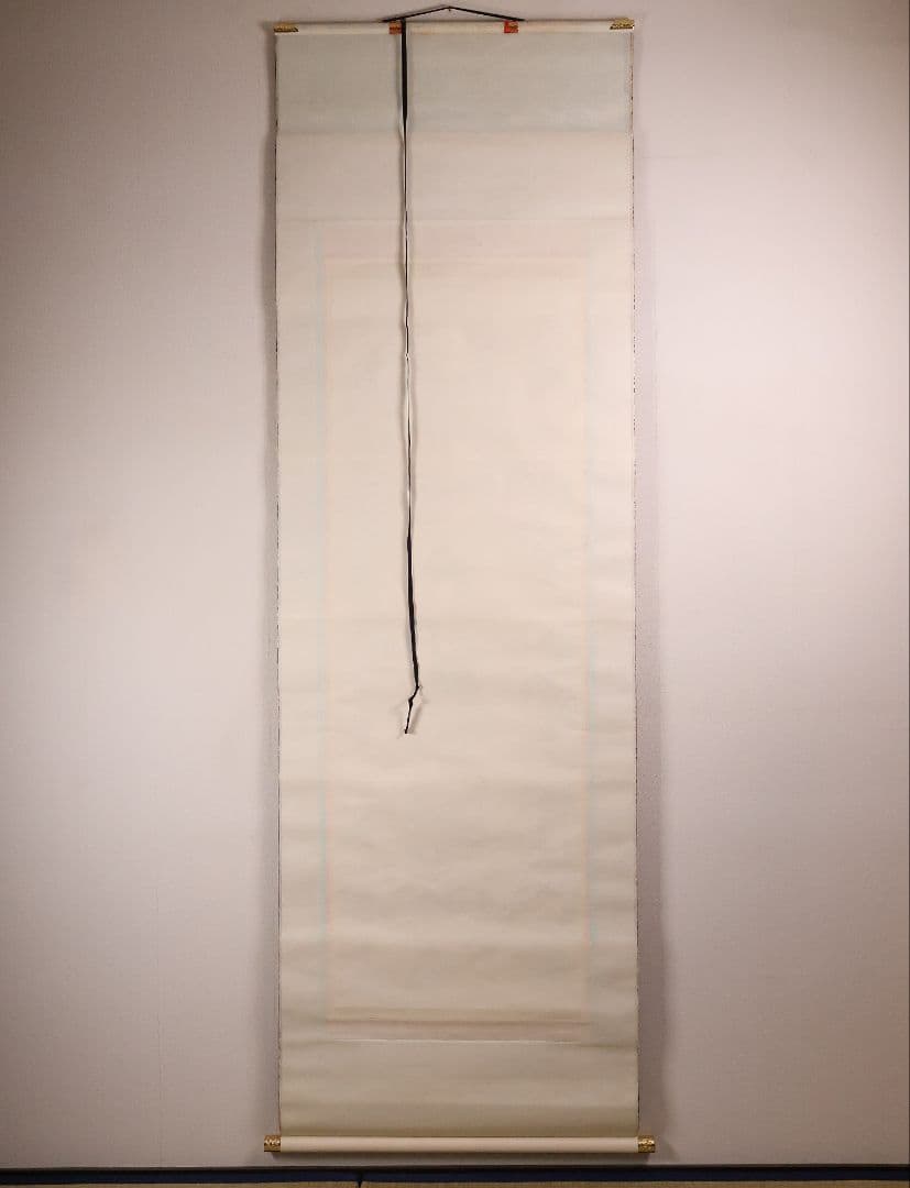 紙本 掛軸 西国三十三ヶ所 観音霊場 御朱印 慈母観音 仏教 仏画【CM212】