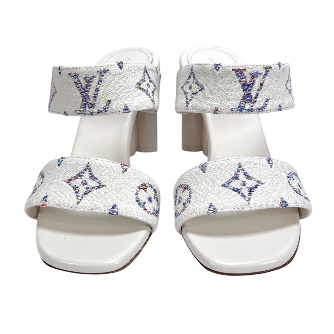 美品 LOUIS VUITTON シルエット ミュール モノグラム 37