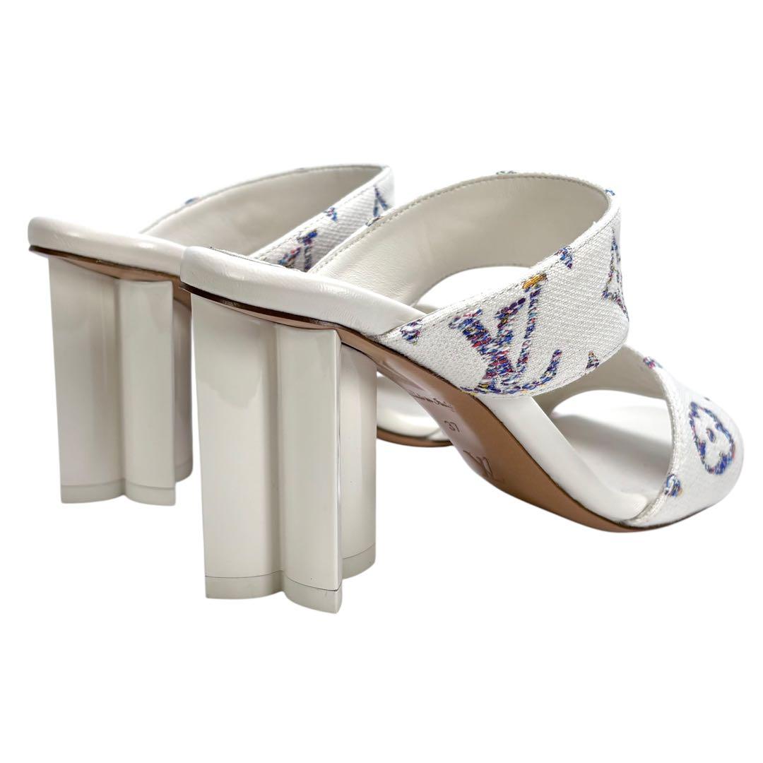 美品 LOUIS VUITTON シルエット ミュール モノグラム 37