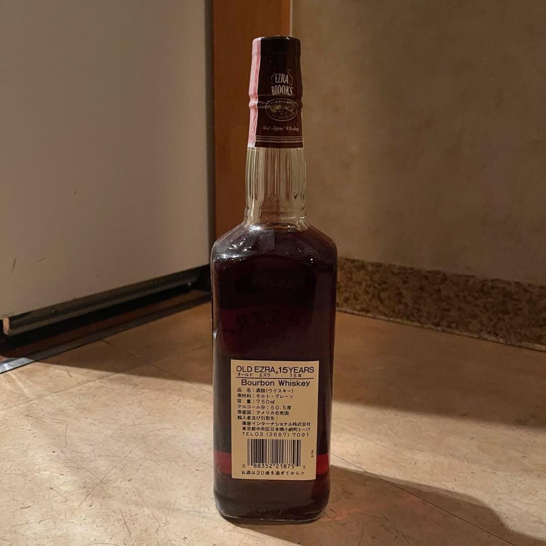 ウイスキー OLD EZRA 15 YEARS OLD Bourbon Whiskey