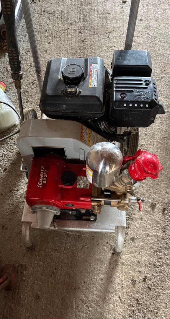 動作品　やまびこ　エンジンセット動噴 動力噴霧器 SPE357 KIORITZ