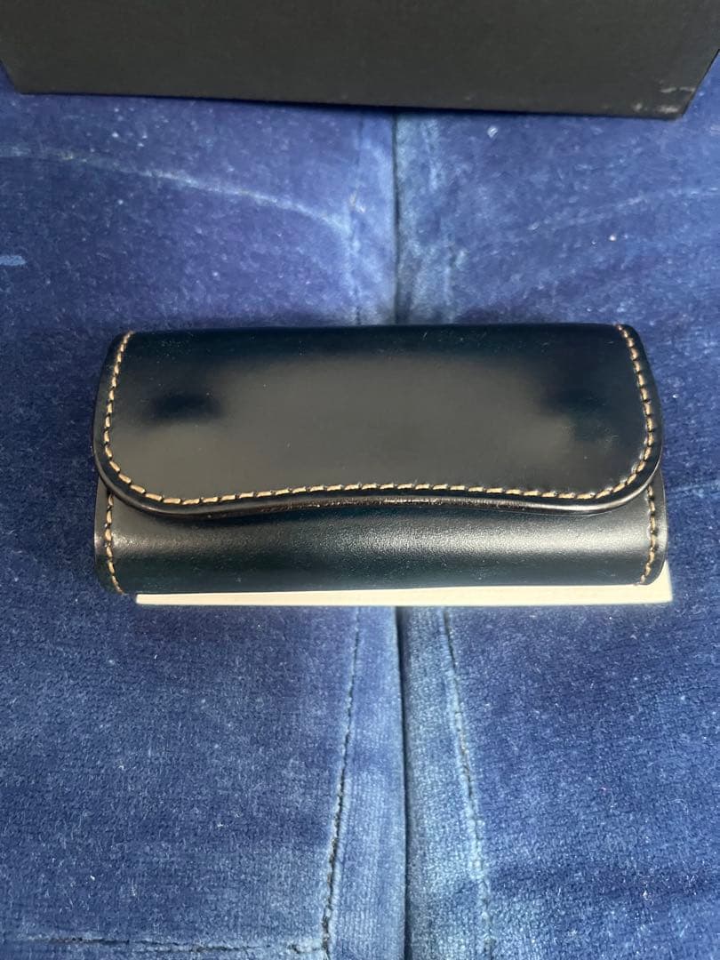 WILDSWANS ワイルドスワンズ　クリッパー　シェルコードバン　ネイビー