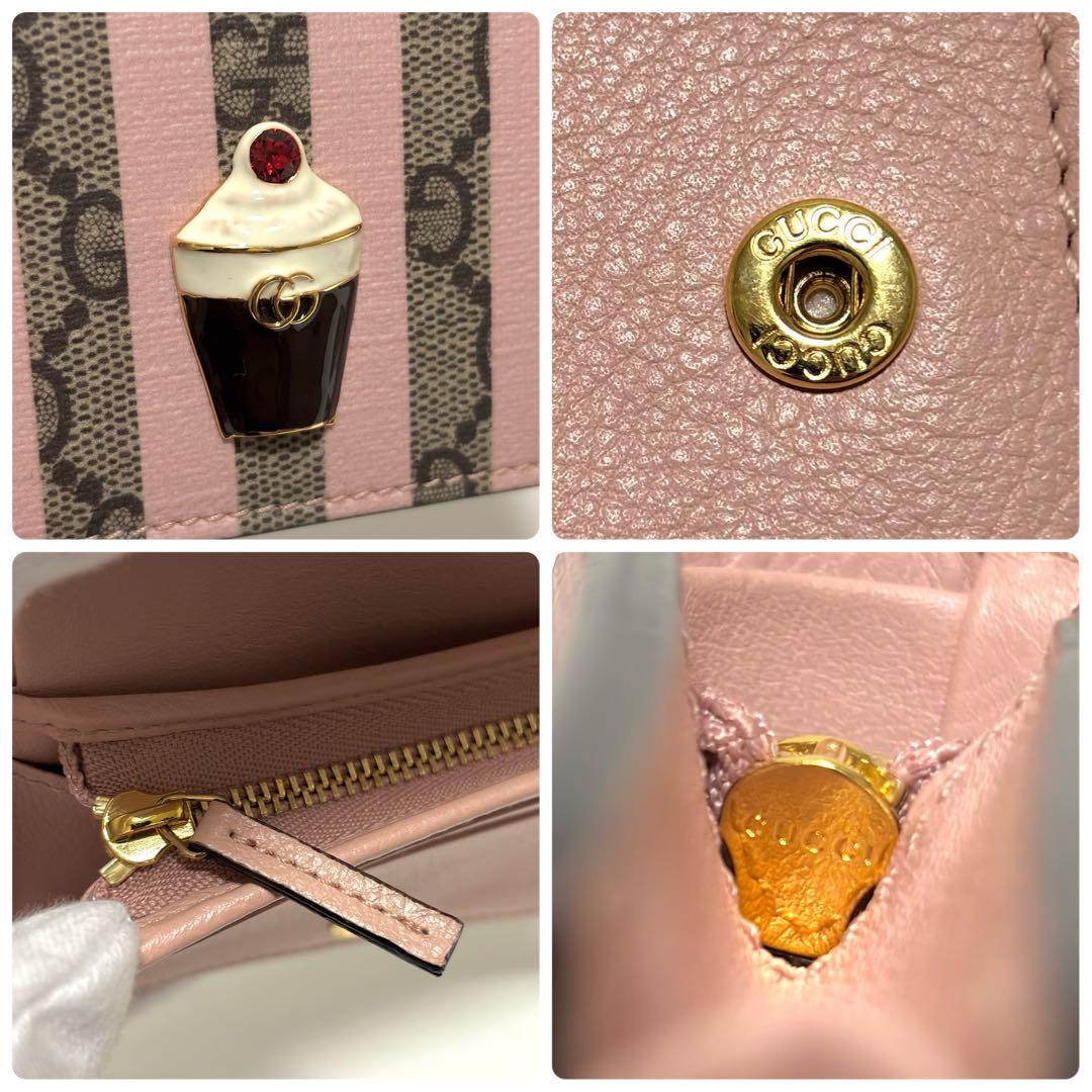 531箱付✨極美品✨GUCCI グッチ 折り財布 GGスプリーム アイスクリーム
