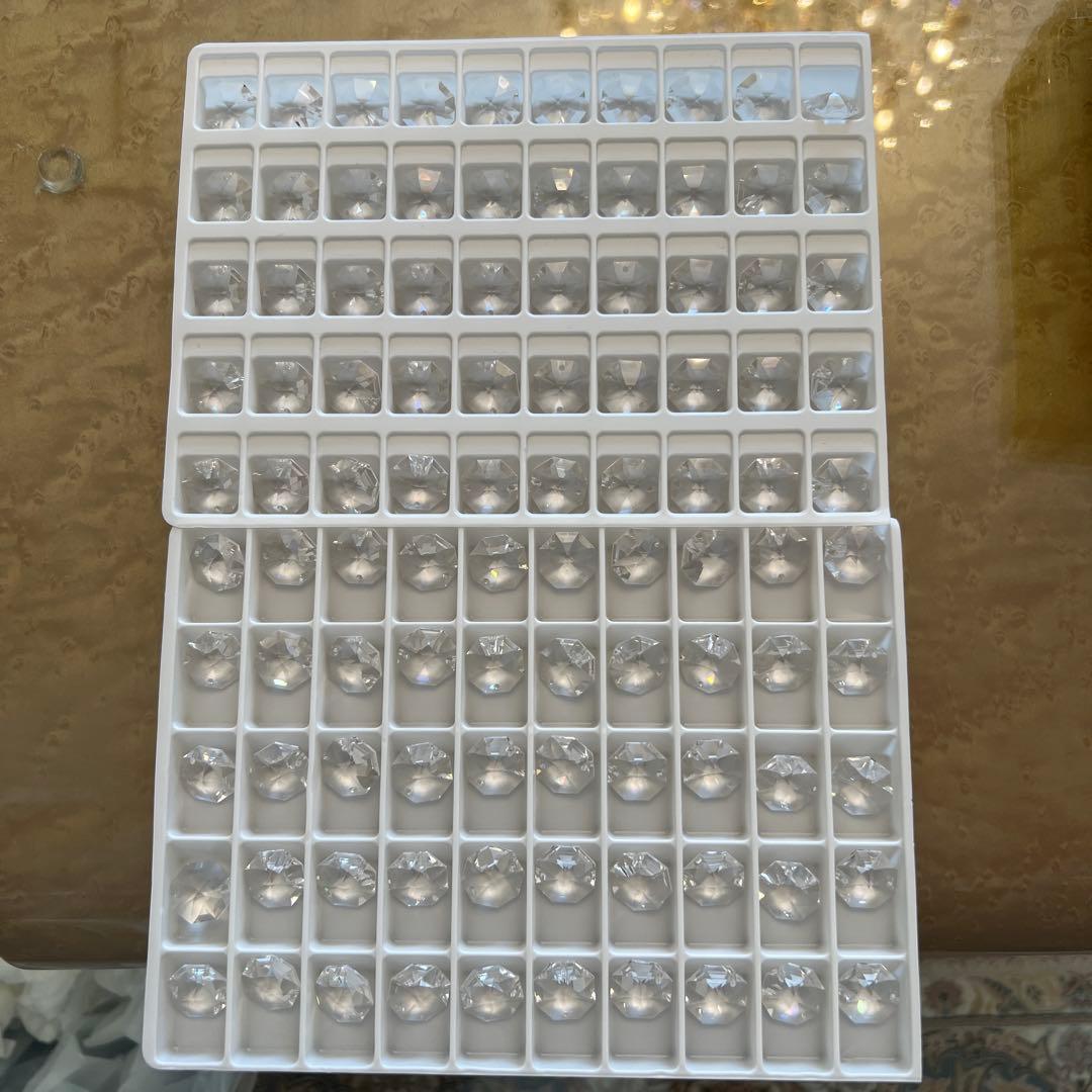 スワロフスキーストラスオクタゴン #8116 14mm クリスタル色 500個