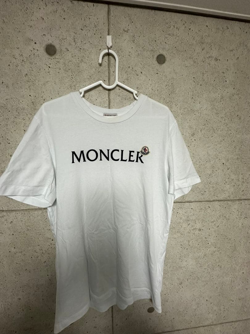 MONCLER ホワイト Tシャツ Mサイズ