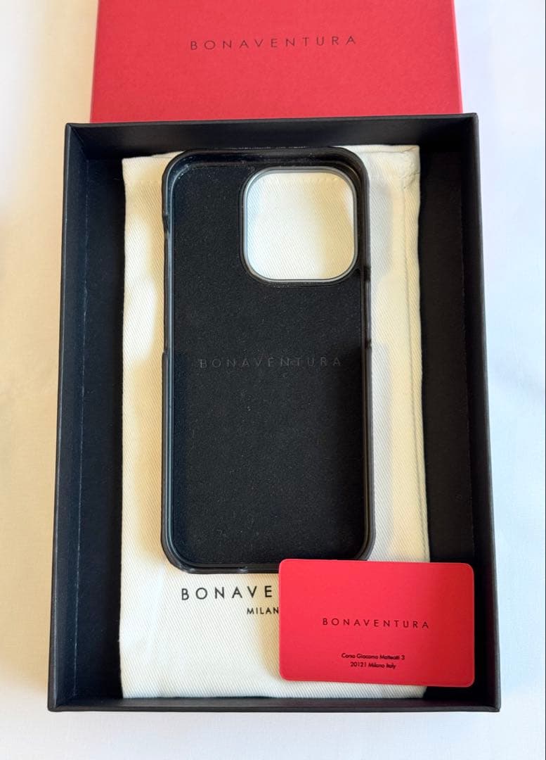 BONAVENTURA ボナベンチュラiPhoneバックカバーケースシェルピンク