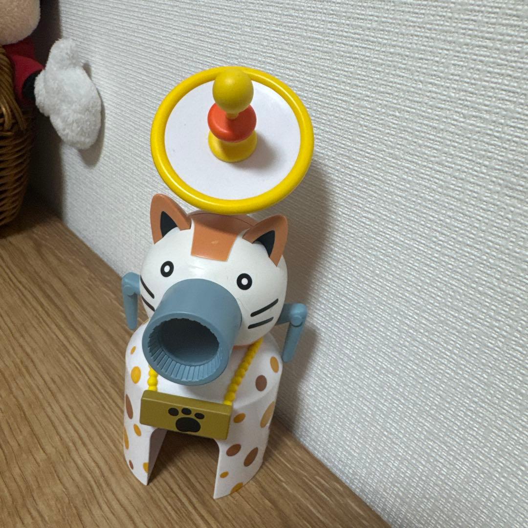 ちゃんこ対戦争猫の顔のフィギュア